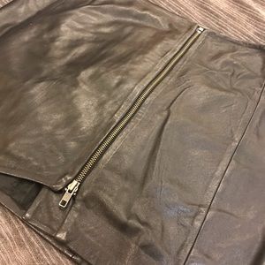 EUC 100% Leather skirt